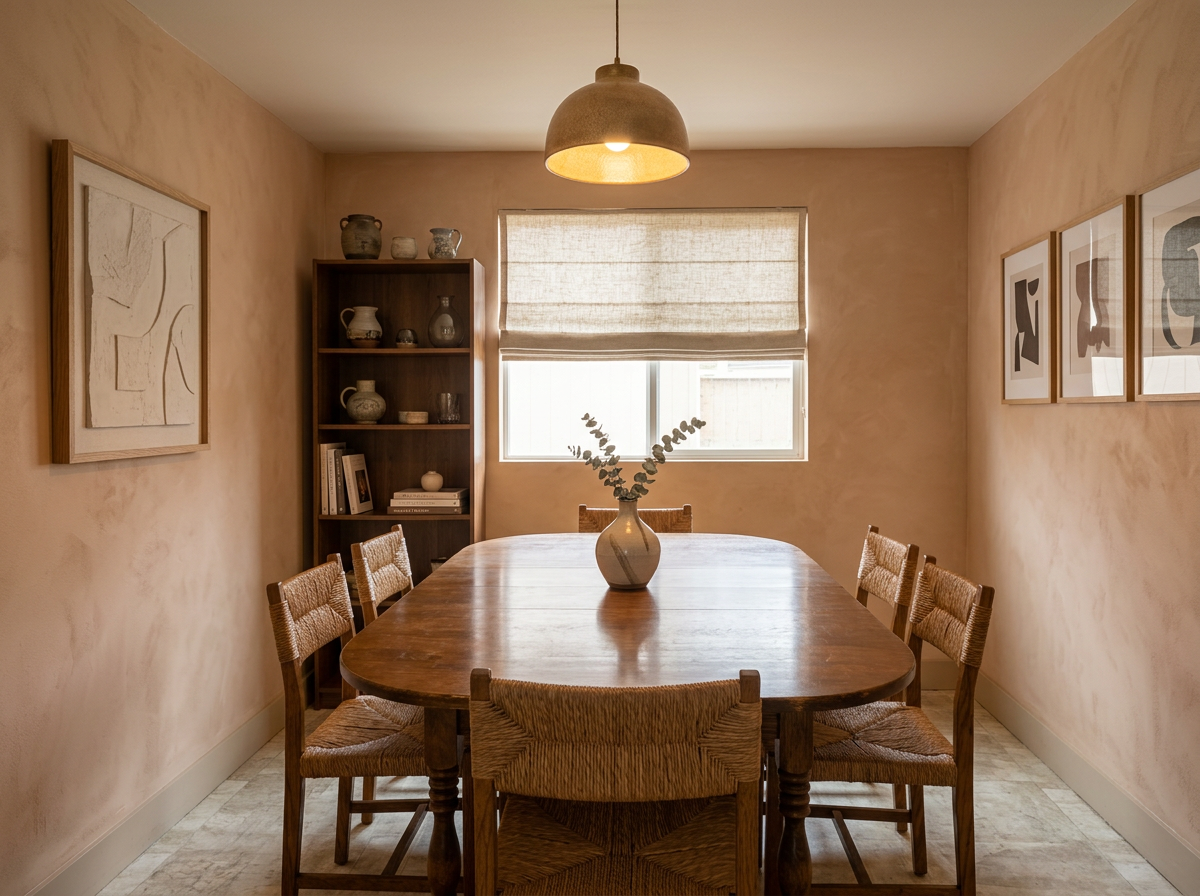 Dining room after