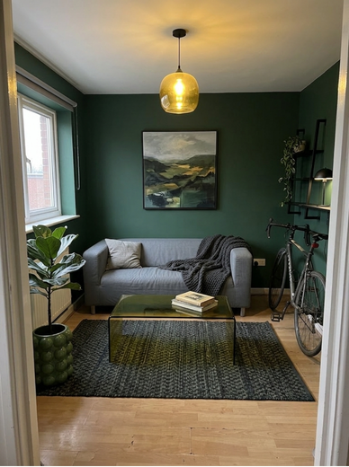 Bedroom — after styling